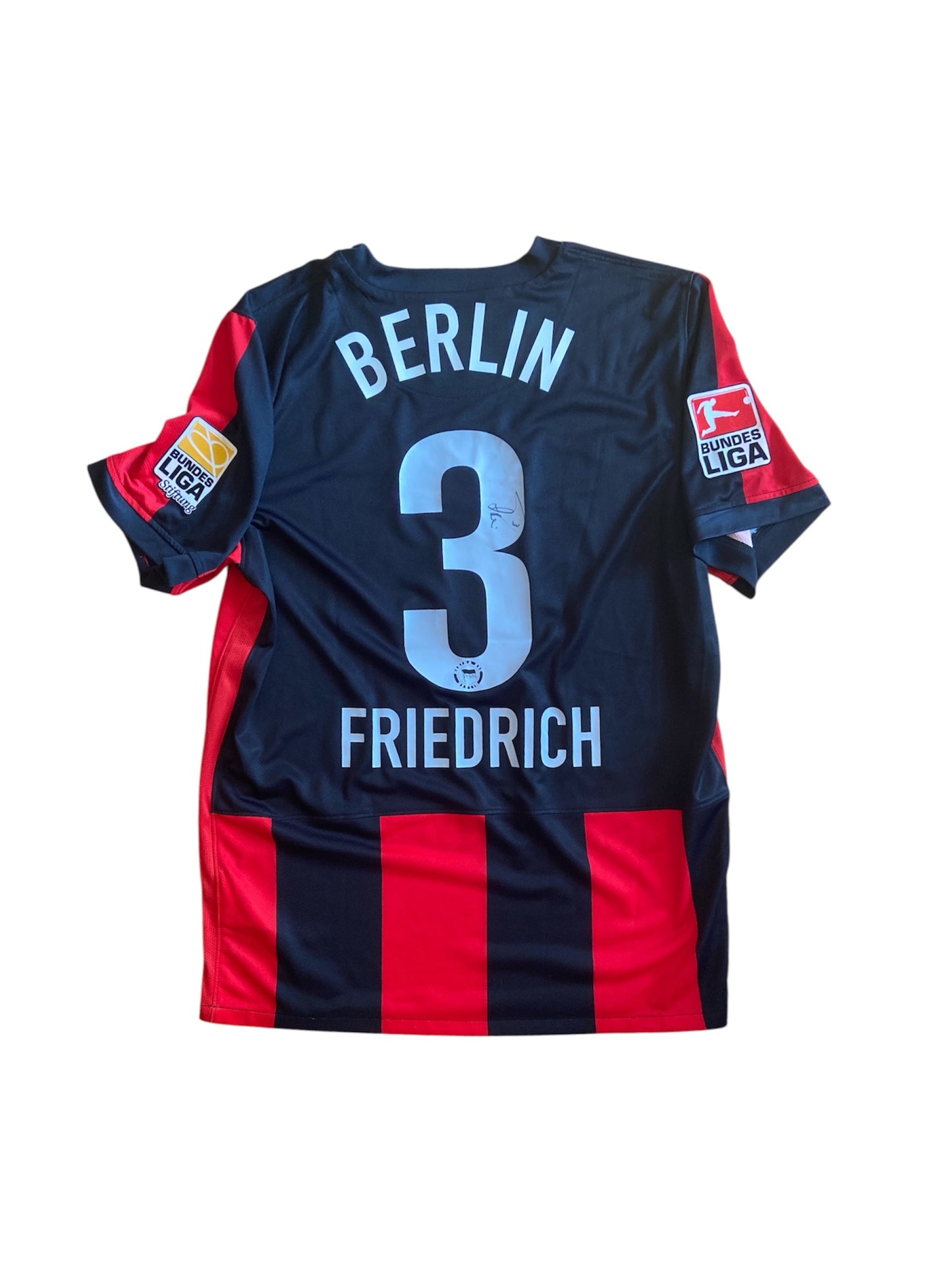 Friedrich Hertha BSC Auswärtstrikot 2009/2010 (M) Neu mit Etikett, Signiert