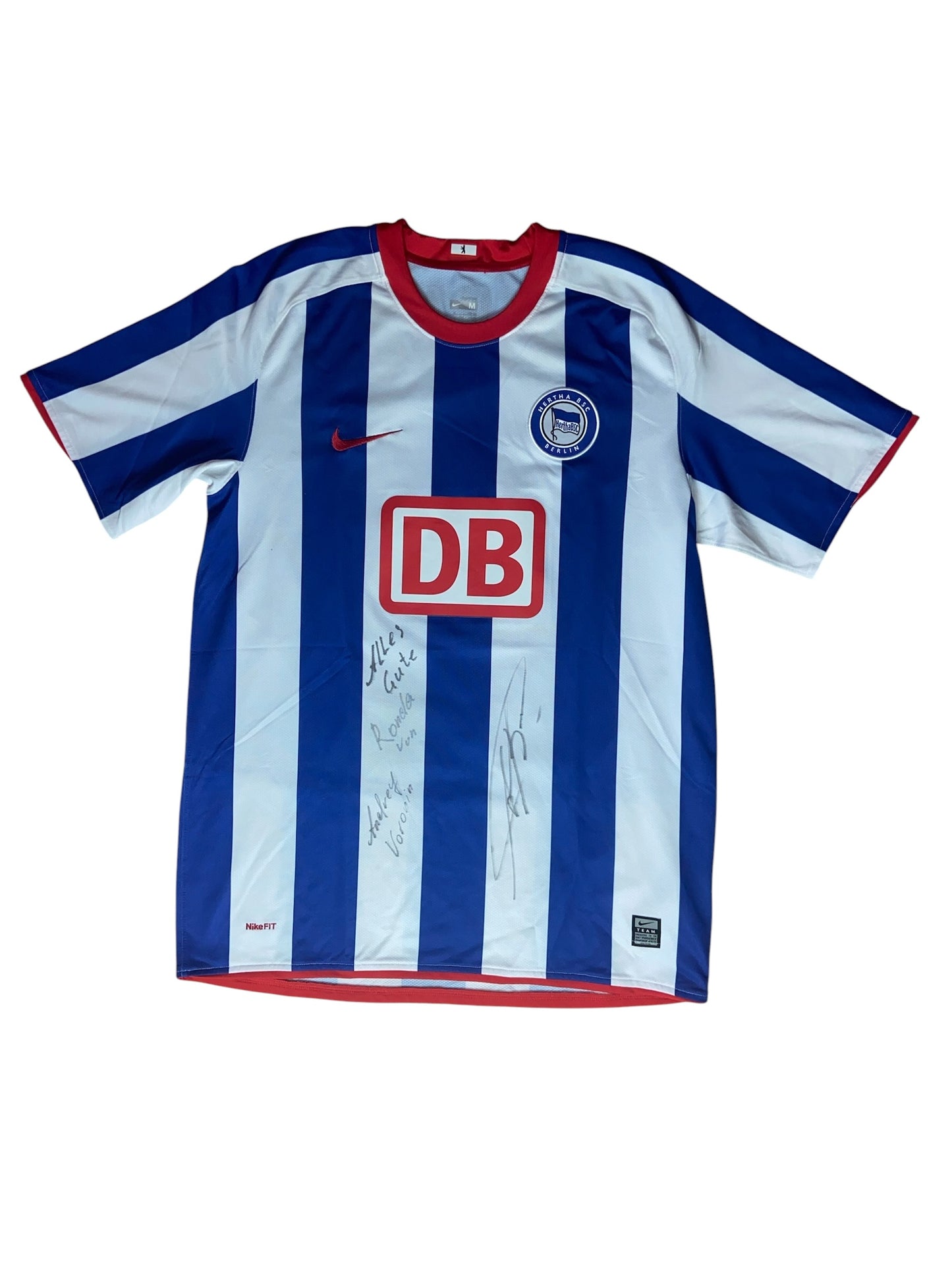 Voronin, Hertha BSC Heimtrikot 2008/2009 (M/L) mit Signatur