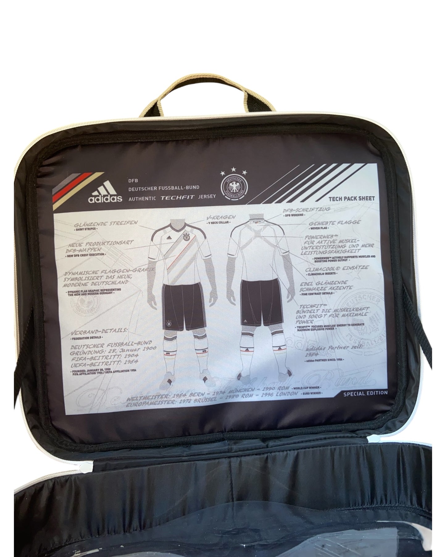 DFB, Deutschland Trikot (Spielerversion, L) und Tasche 2012