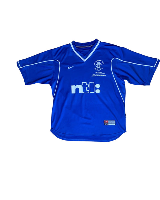 Rangers Heimtrikot 2000/2001 (XL) mit Sonderflock