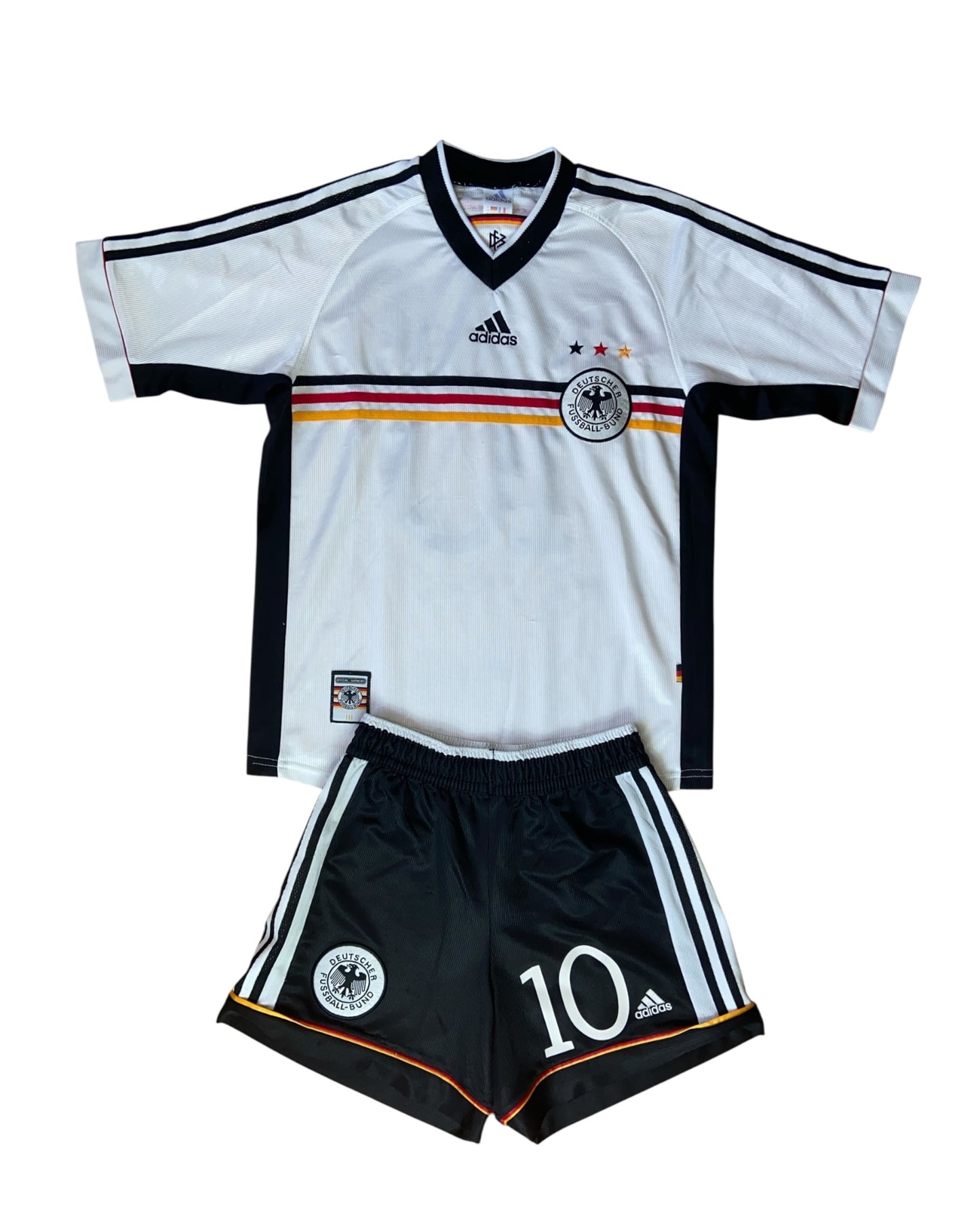 Häßler, DFB Deutschland Heimtrikot 1998 (S) mit Hose