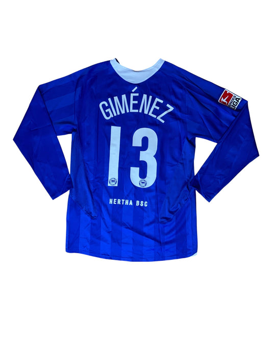Gimenez, Hertha BSC Heimtrikot 2005/2006 (L) Matchworn/Matchprepared