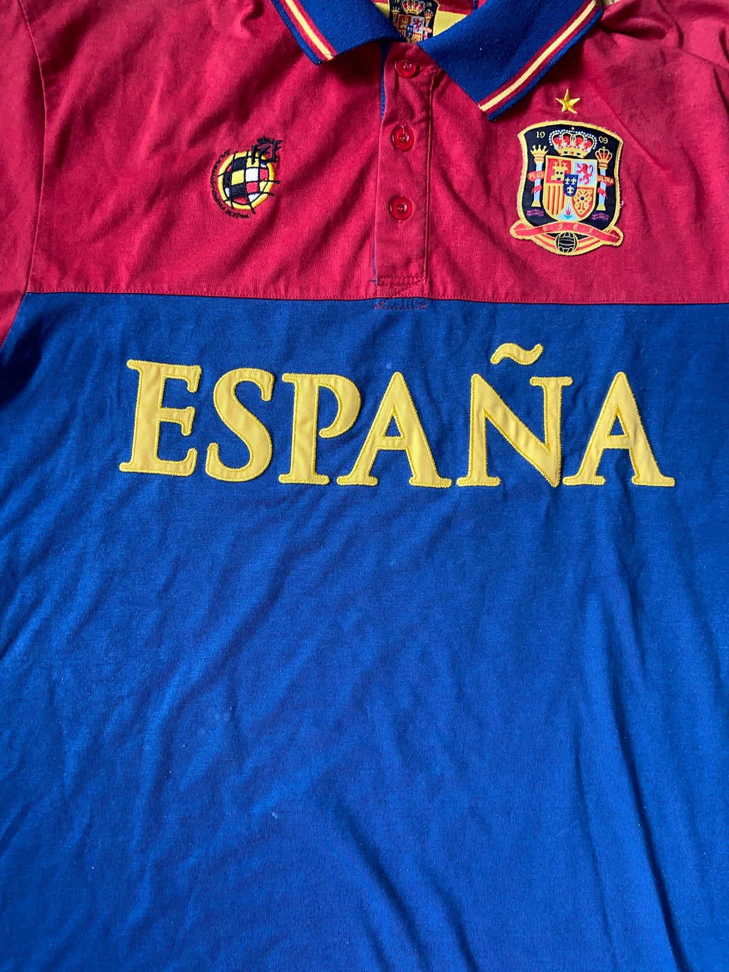 Spanien, RFEF, Polo Hemd Shirt (L)