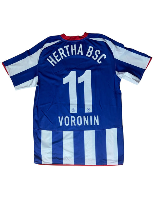 Voronin, Hertha BSC Heimtrikot 2008/2009 (M/L) mit Signatur