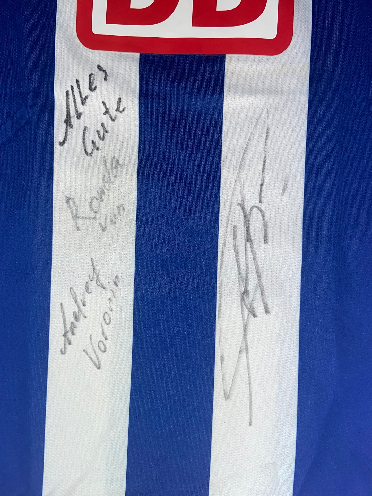 Voronin, Hertha BSC Heimtrikot 2008/2009 (M/L) mit Signatur