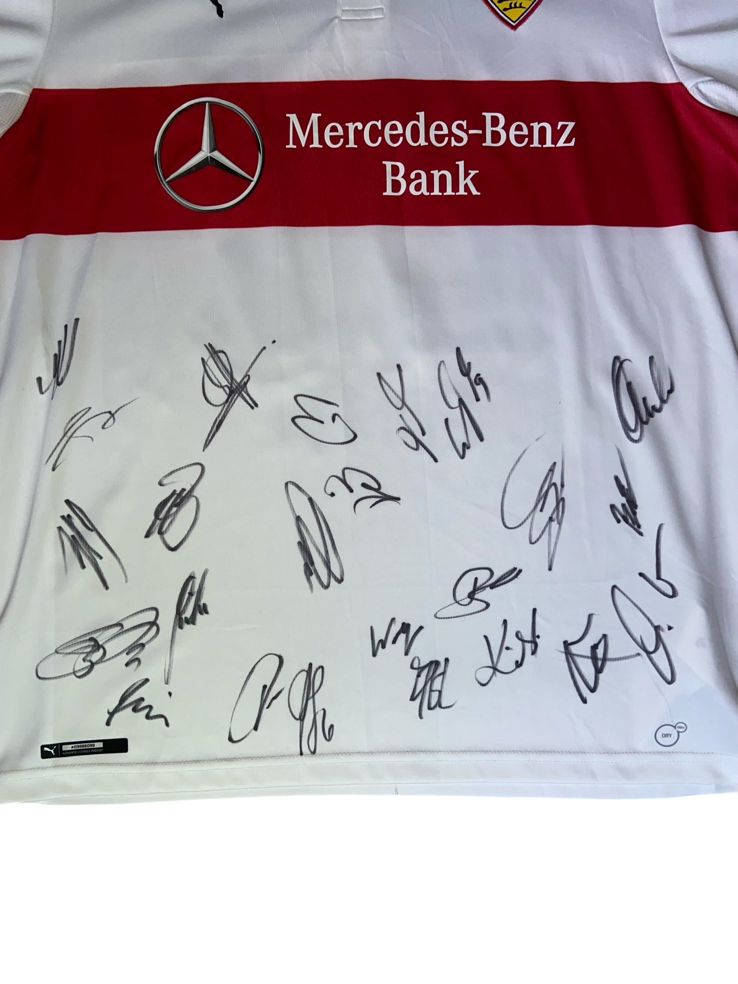 Gomez, VfB Stuttgart Heimtrikot 2017/2018 (XL) Neu mit Etikett, Teamsigiert