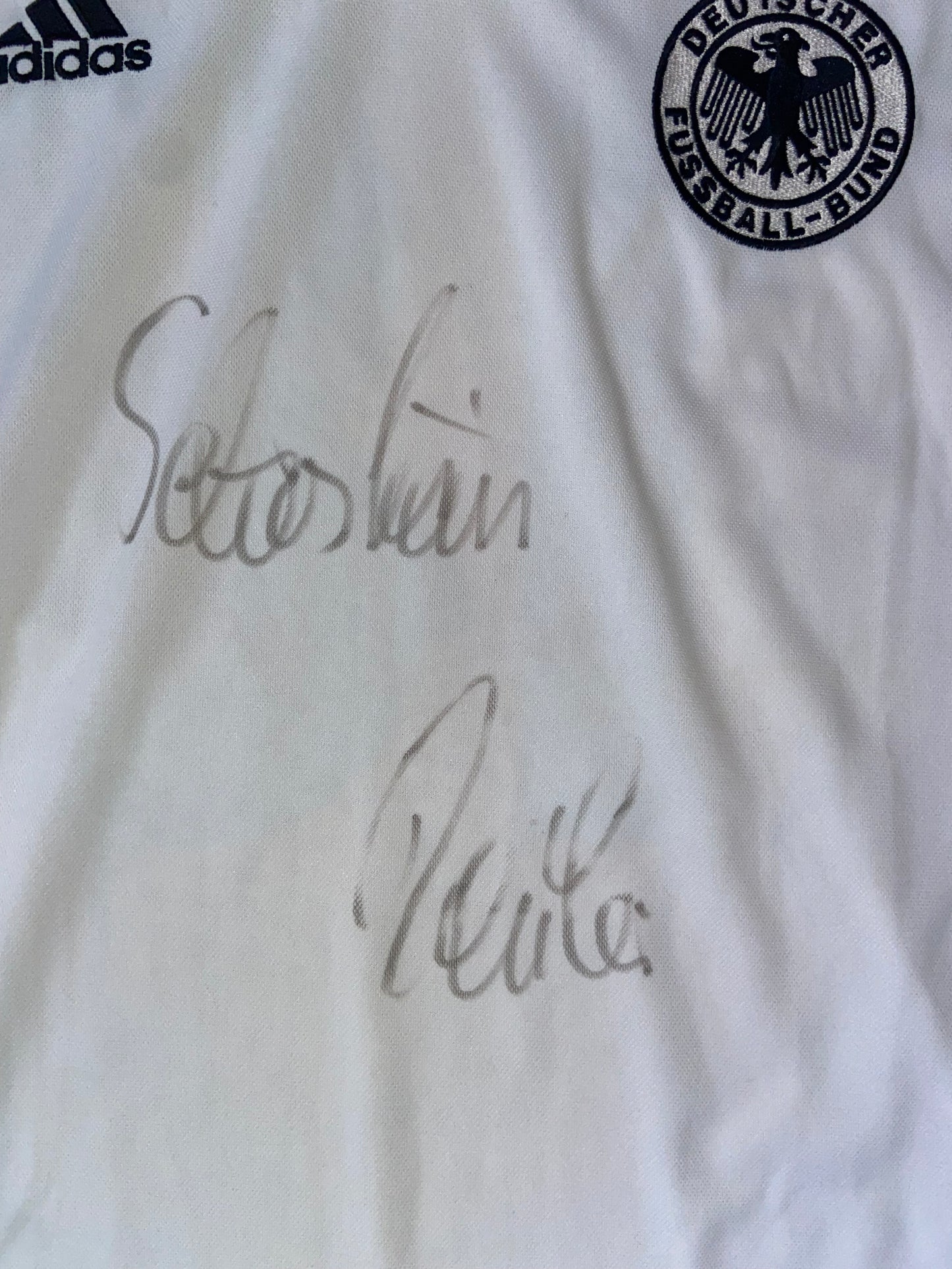 Deisler, DFB, Deutschland Heimtrikot 2000 (XL) mit Unterschrift