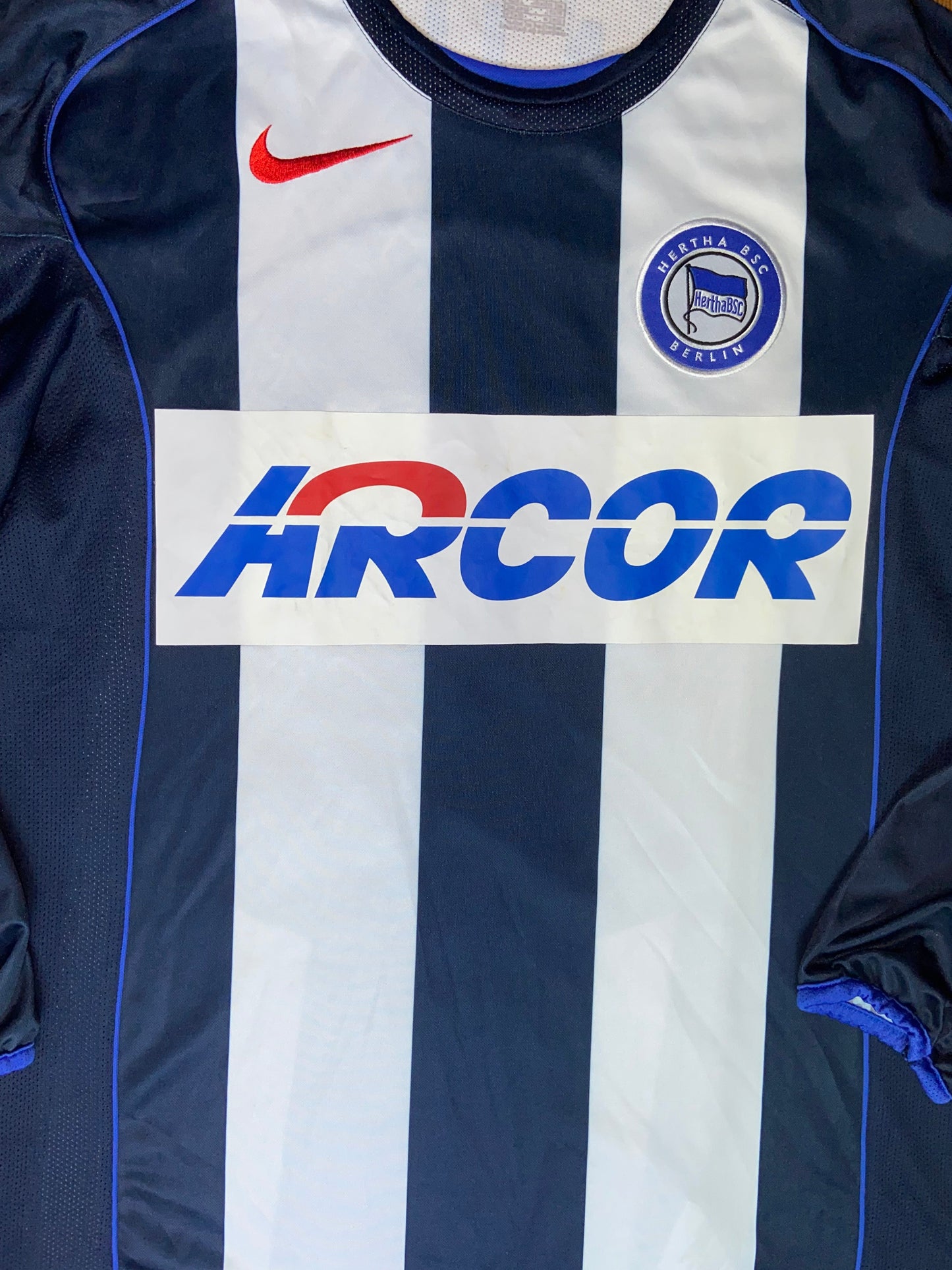 Chahed, Hertha BSc Heimtrikot 2004/2005 (L) Matchworn/Matchprepared