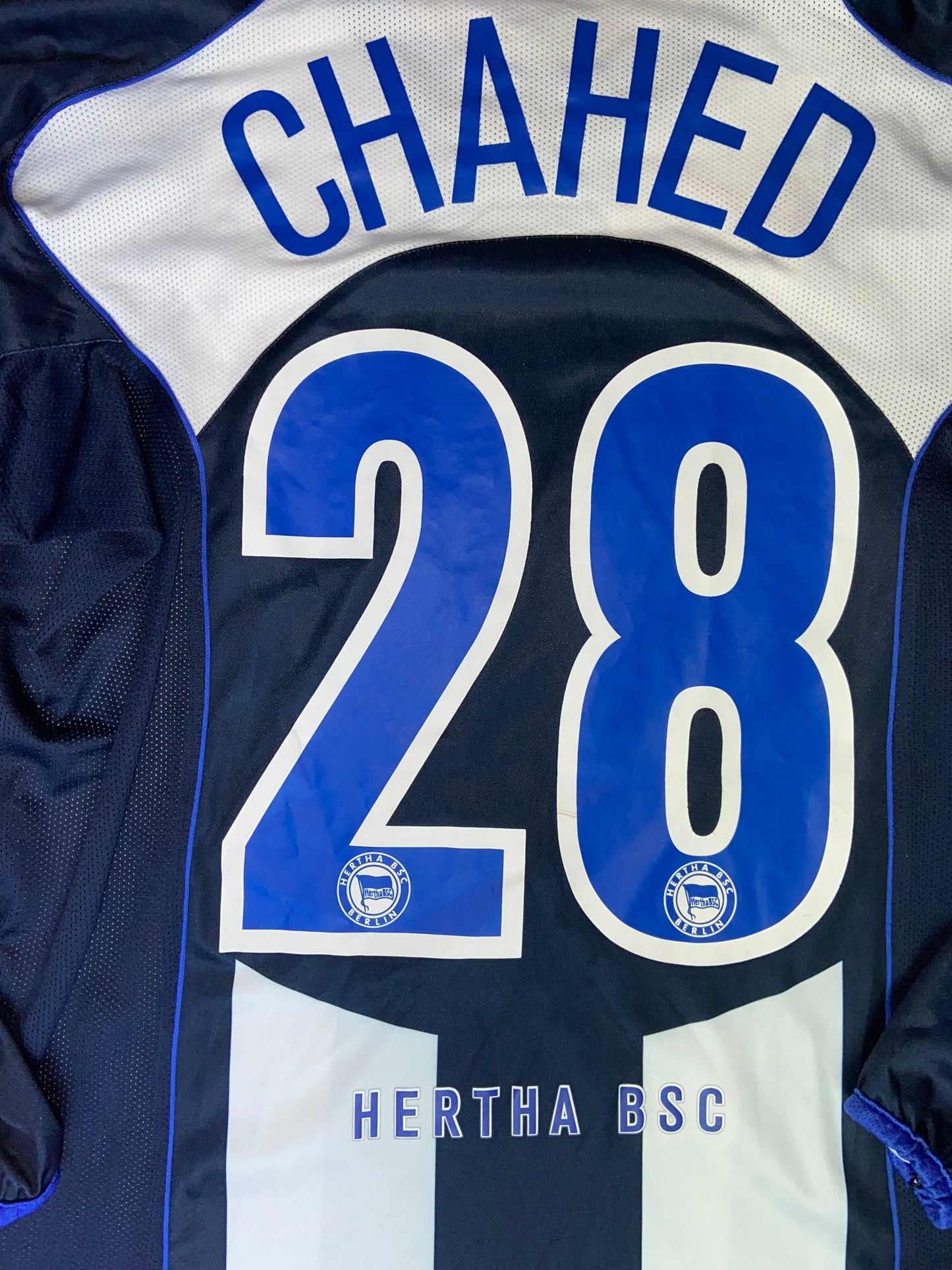Chahed, Hertha BSc Heimtrikot 2004/2005 (L) Matchworn/Matchprepared