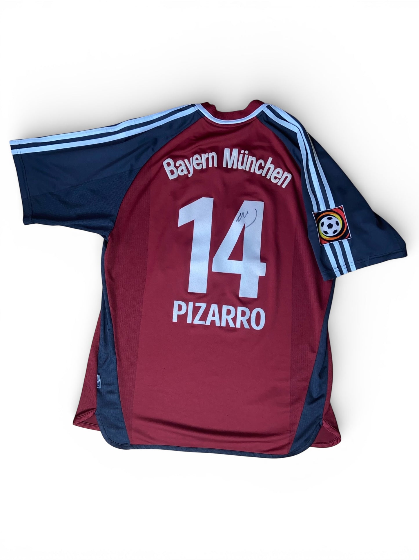 Pizarro, FC Bayern Heimtrikot 2001/2002 XL, signiert