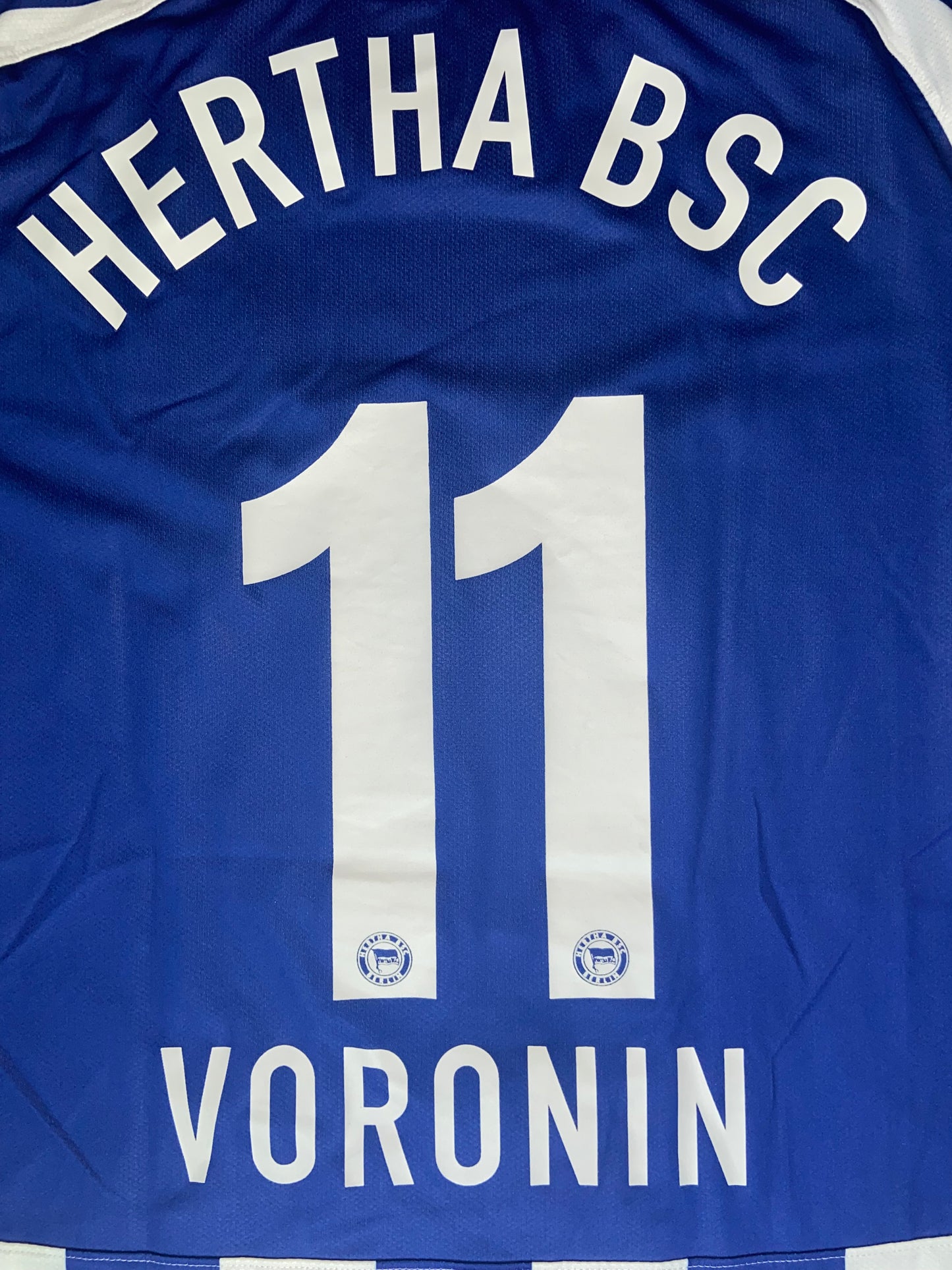 Voronin, Hertha BSC Heimtrikot 2008/2009 (M/L) mit Signatur