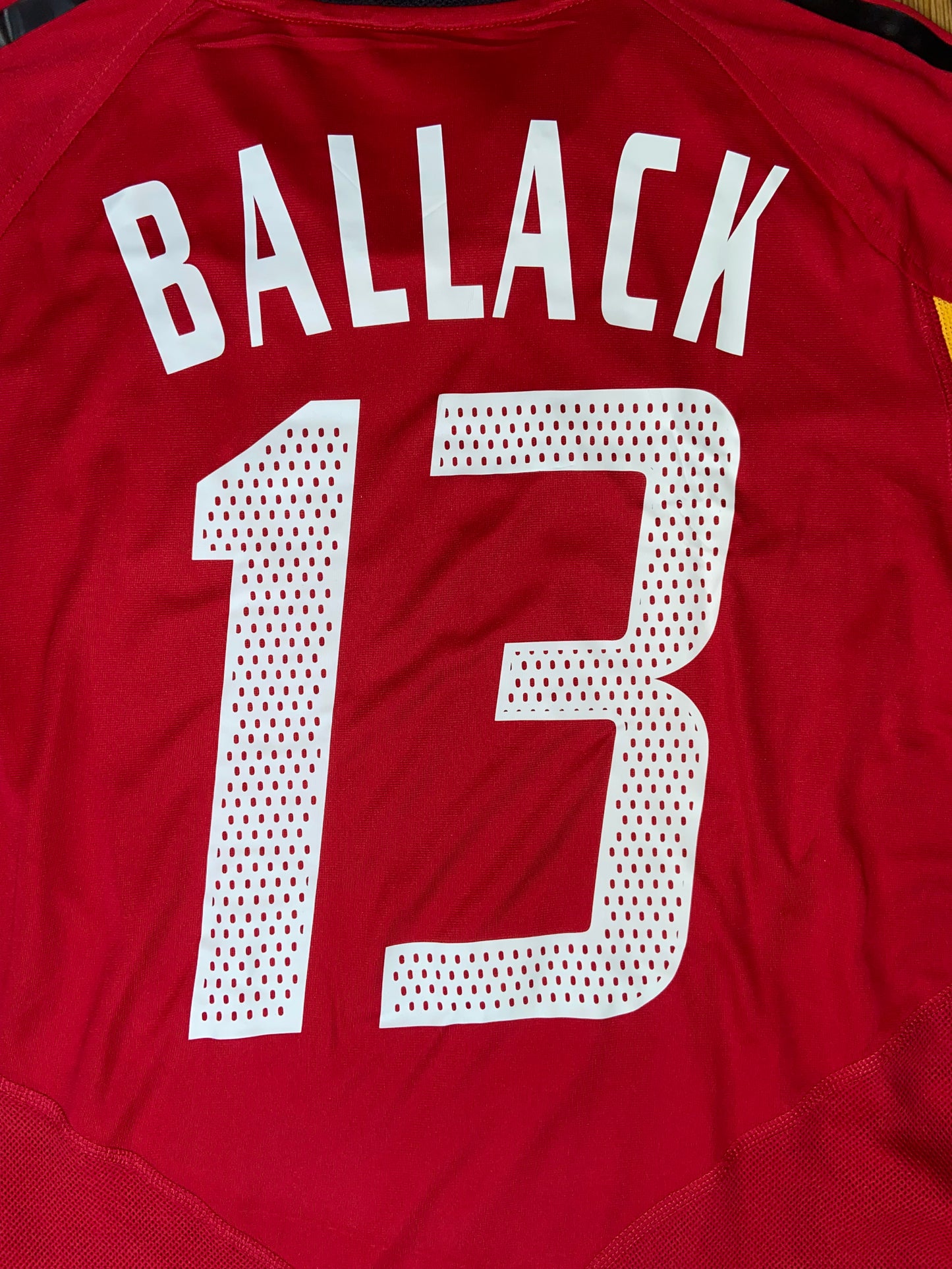 Ballack, DFB, Deutsche Nationalmannschaft Auswärtstrikot 2004 (L)
