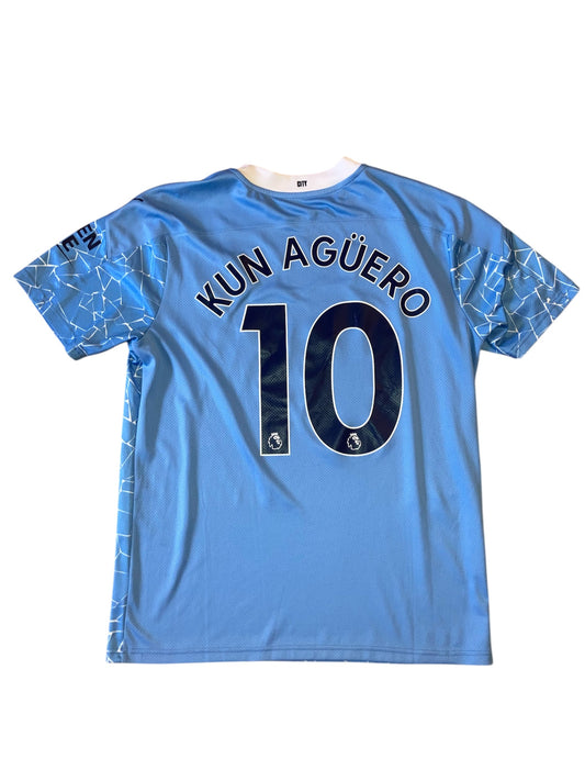 Kün Agüero, Manchester City Heim-Trikot 2020/21 (L)